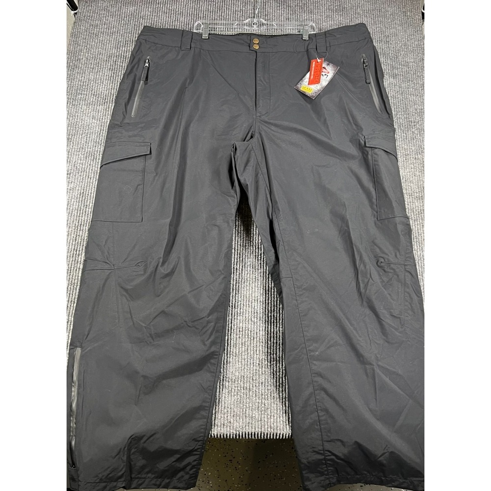 Tru Spec 24-7 Rain Pants Mens Size 4XL Blue Cargo Pockets Utility Work New
